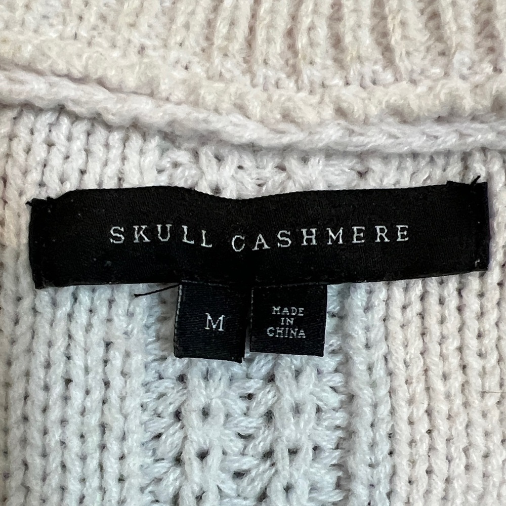 Women's Cream Cable Knit Sweater - Picture 3 of 3